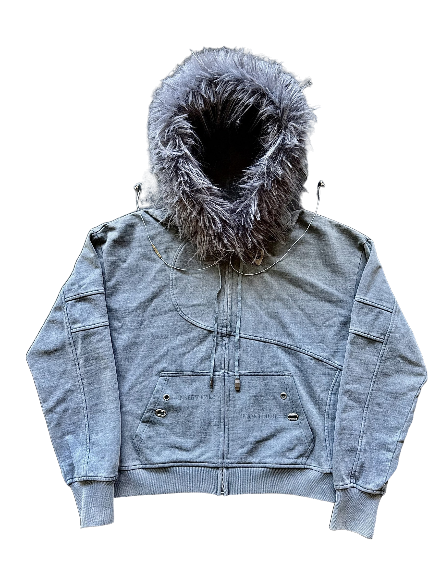 Aux Fur-Zip (Grey)