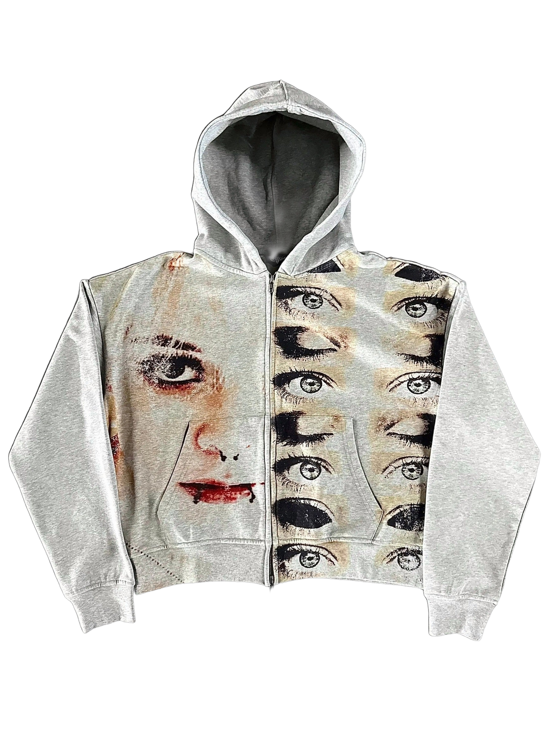 1400 Eyes Zip-Up